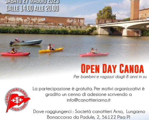 Volantino open day canoa